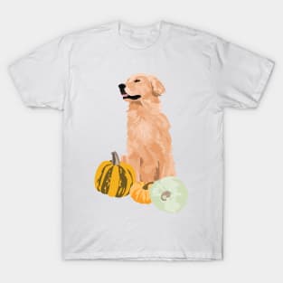 Golden Retriever Fall 3 T-Shirt